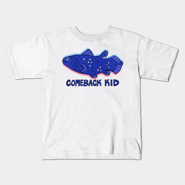 Comeback Kid Kids T-Shirt by coffeecakecafe